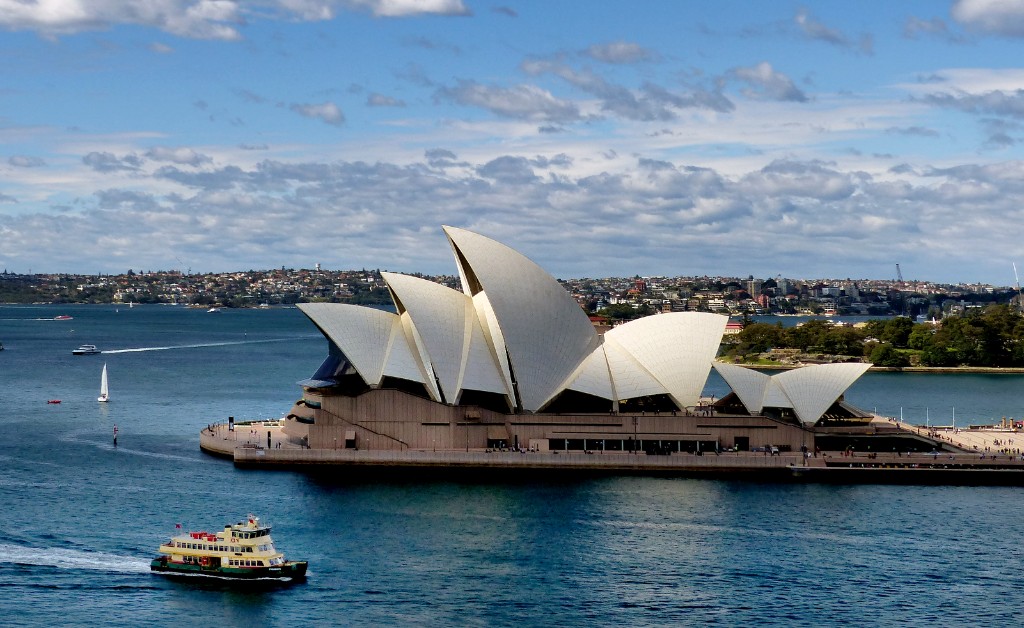 Sydney Opera House and harbour